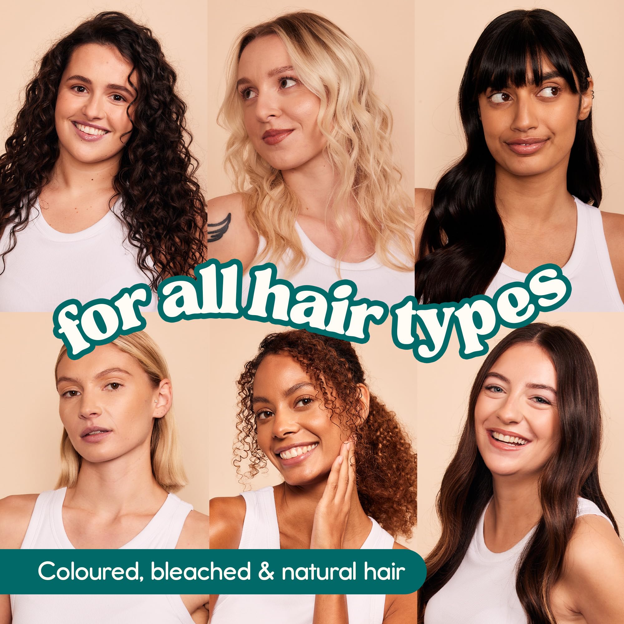 Nature Spell Bond Repair Shampoo & Conditioner Set, Sulfate & Paraben Free, Repairs & Nourishes with Keratin & Hyaluronic Acid, Color Safe, For All Hair Types, Vegan, Pack of 2, 10.14 fl oz Each - Image 3