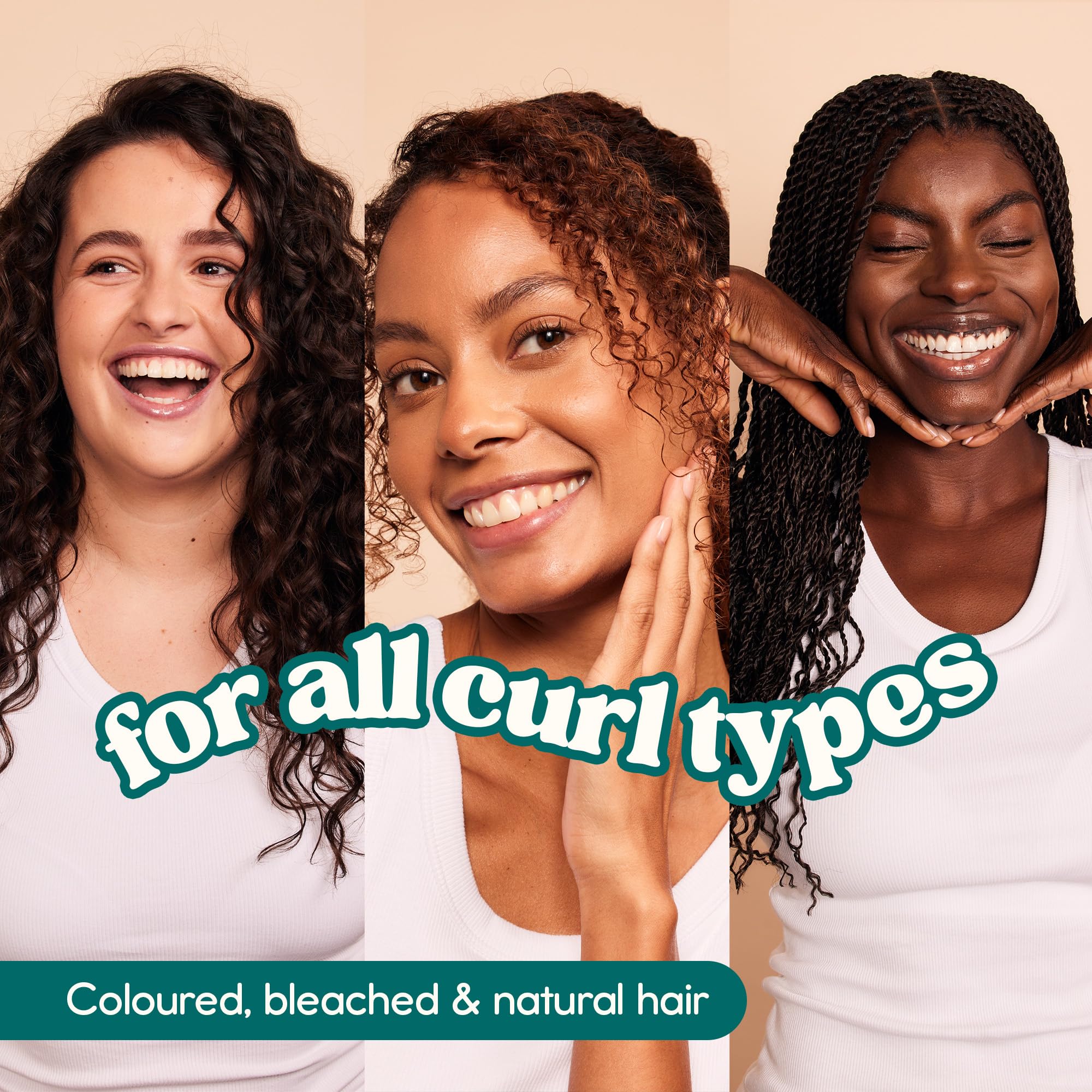 Nature Spell Curl Shampoo & Conditioner Set, Sulfate & Paraben Free, Moisturizes & Hydrates Kinks, Coils & Curls, with Coconut Oil & Aloe Vera, Color Safe, For All Curl Types, Vegan, 10.14 fl oz Each - Image 3