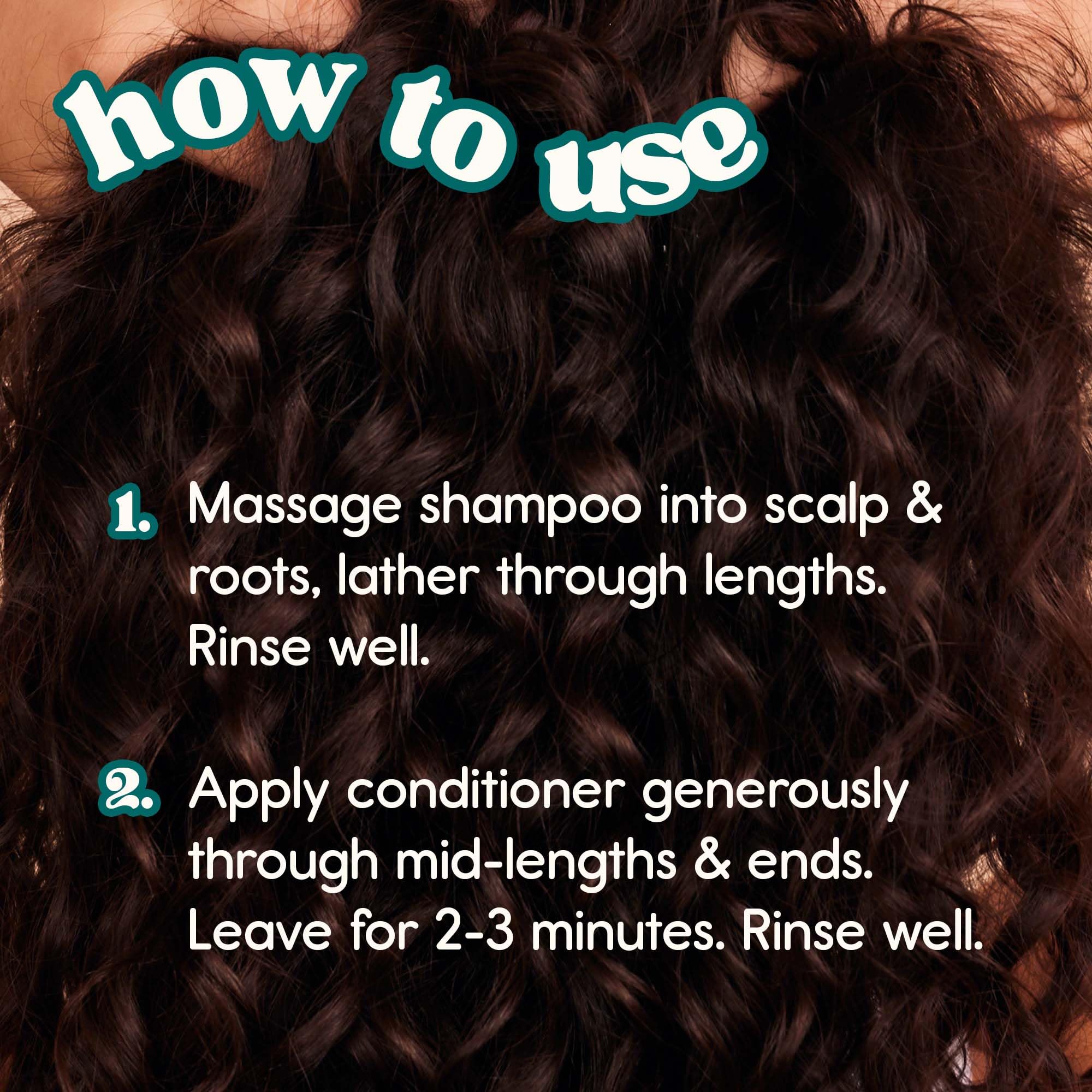 Nature Spell Curl Shampoo & Conditioner Set, Sulfate & Paraben Free, Moisturizes & Hydrates Kinks, Coils & Curls, with Coconut Oil & Aloe Vera, Color Safe, For All Curl Types, Vegan, 10.14 fl oz Each - Image 6