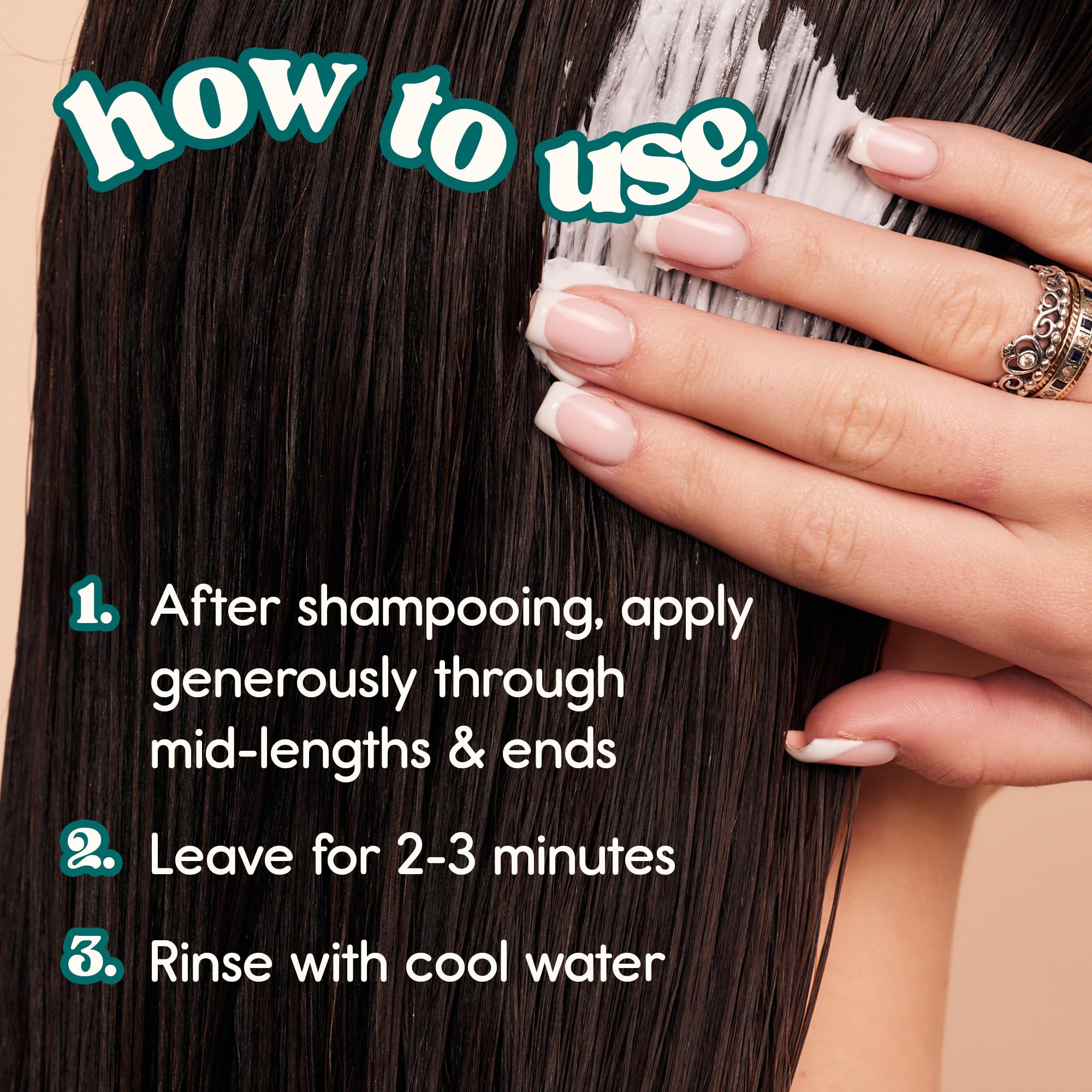 Nature Spell Hair Growth Complex Conditioner, Sulfate & Paraben Free, Nourishing & Strengthening, Infused with Hyaluronic Acid & Vitamin B5, For All Hair Types, Vegan, 10.14 fl oz - Image 7