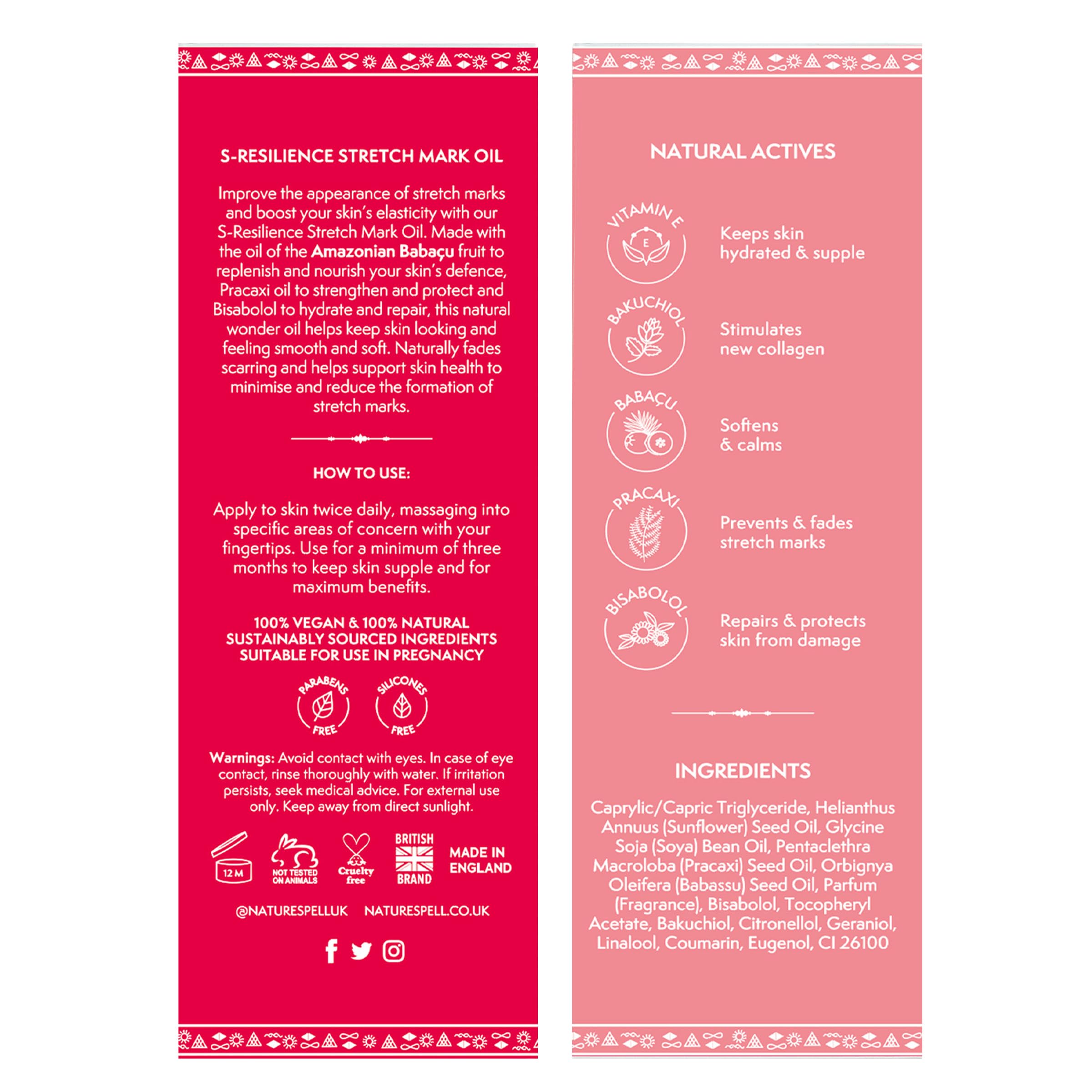 Nature Spell Stretch Mark Oil For Women, Vegan Body Oil for Stretch Marks, Scars & Uneven Skin Tone, 3.38 Fl Oz - Image 8